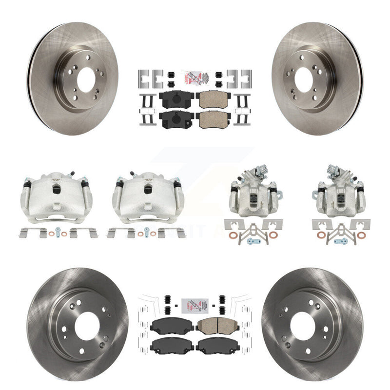 Transit Auto KC8-102840N Disc Brake Kit for 2012-2015 Acura ILX, Honda Civic - Front and Rear product image