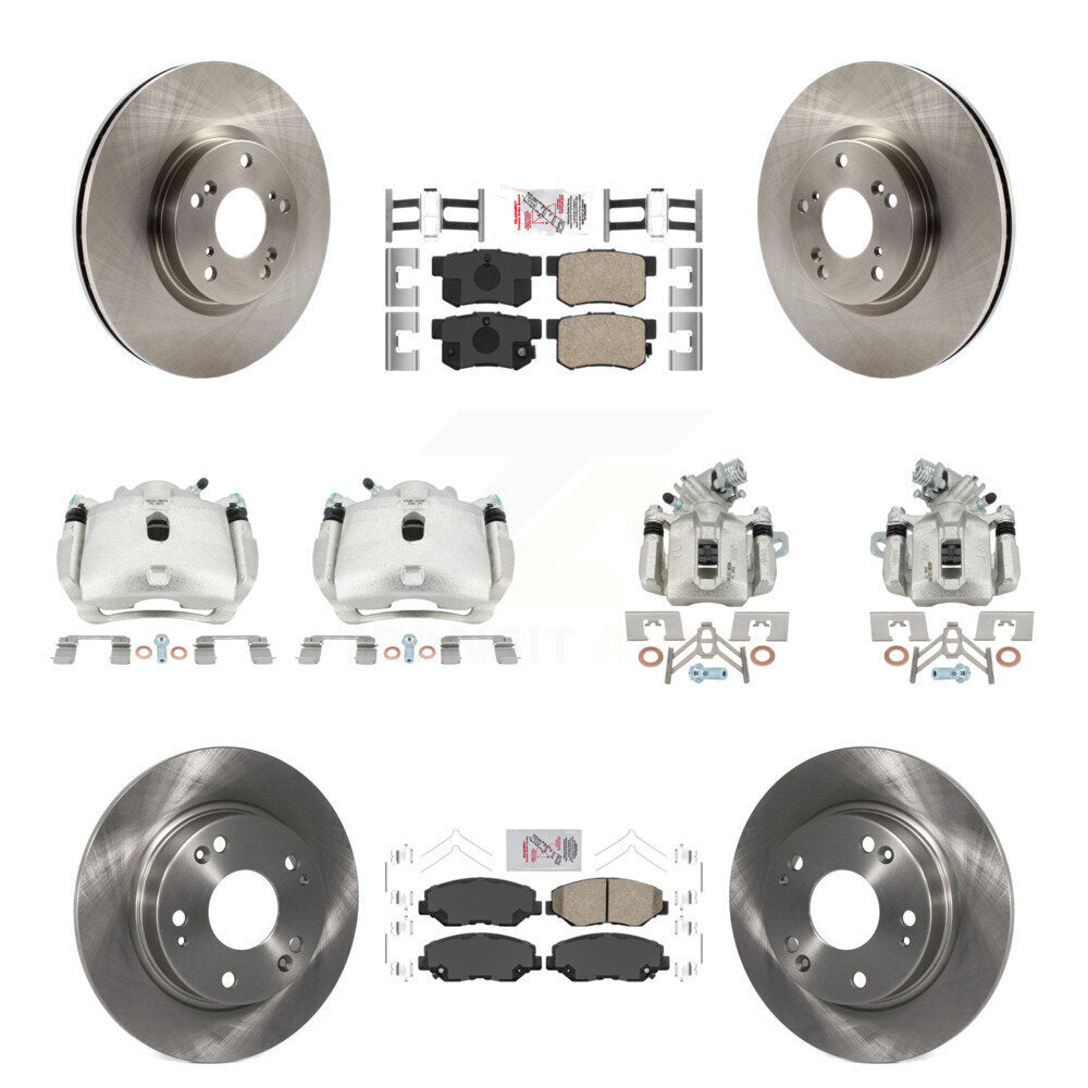 Transit Auto KC8-102841N Disc Brake Kit for 2012-2015 Acura ILX, Honda Civic - Front and Rear product image