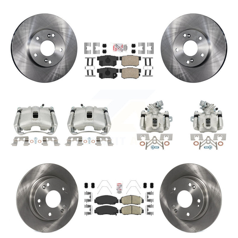 Transit Auto KC8-102844N Disc Brake Kit for 2006-2011 Acura CSX - Front and Rear product image