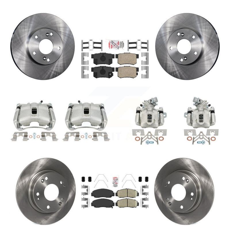 Transit Auto KC8-102846N Disc Brake Kit for 2006-2011 Acura CSX - Front and Rear product image