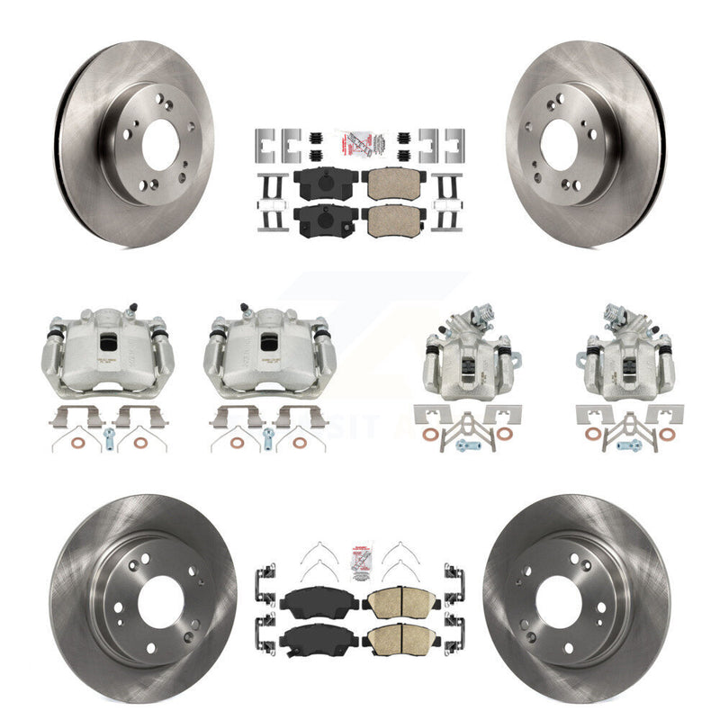 Transit Auto KC8-102847N Disc Brake Kit for 2013-2015 Acura ILX - Front and Rear product image