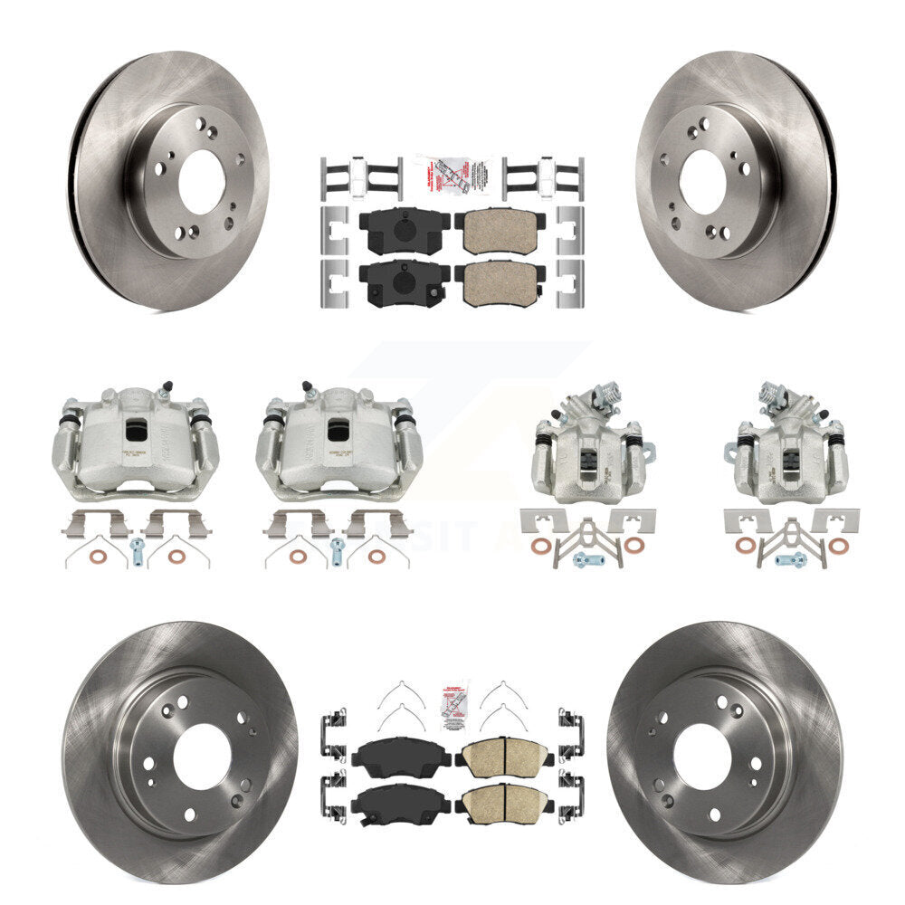 Transit Auto KC8-102848N Disc Brake Kit for 2013-2015 Acura ILX - Front and Rear product image