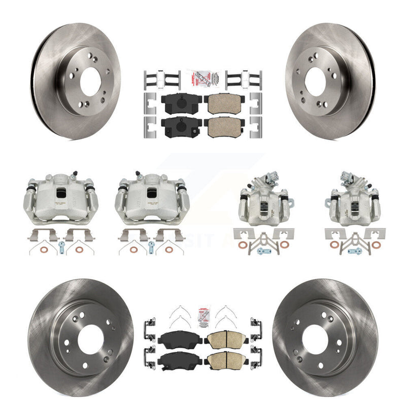 Transit Auto KC8-102848N Disc Brake Kit for 2013-2015 Acura ILX - Front and Rear product image