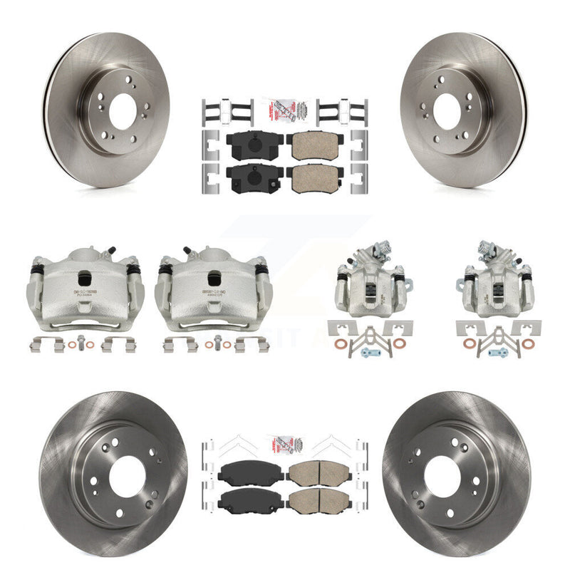 Transit Auto KC8-102851N Disc Brake Kit for 2013 Acura ILX - Front and Rear product image