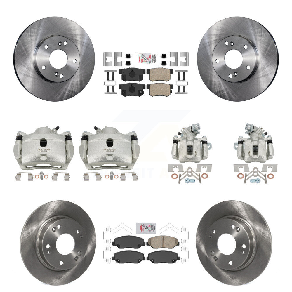 Transit Auto KC8-102853N Disc Brake Kit for 2013-2015 Honda Civic - Front and Rear product image