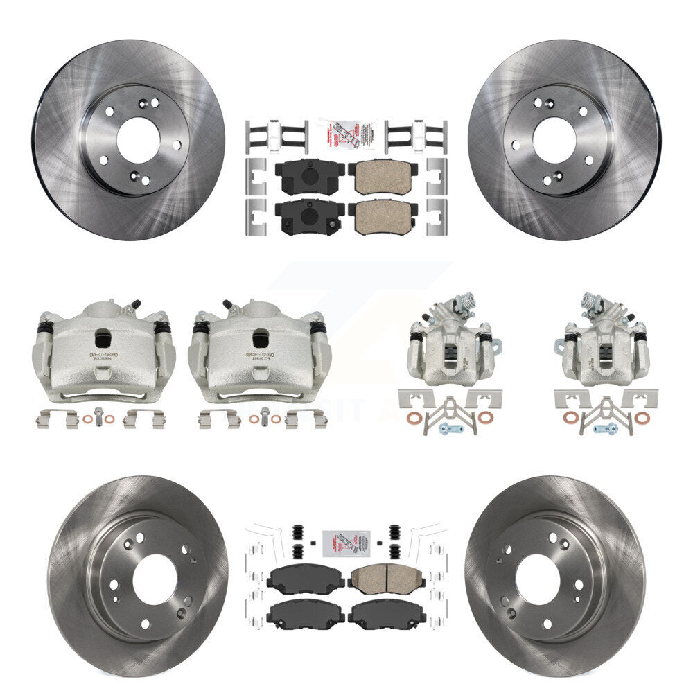 Transit Auto KC8-102856N Disc Brake Kit for 2013-2015 Honda Civic - Front and Rear product image
