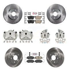 Transit Auto KC8-102856N Disc Brake Kit for 2013-2015 Honda Civic - Front and Rear product image