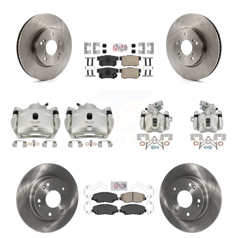 Transit Auto KC8-102861N Disc Brake Kit for 2015 Honda Civic - Front and Rear product image