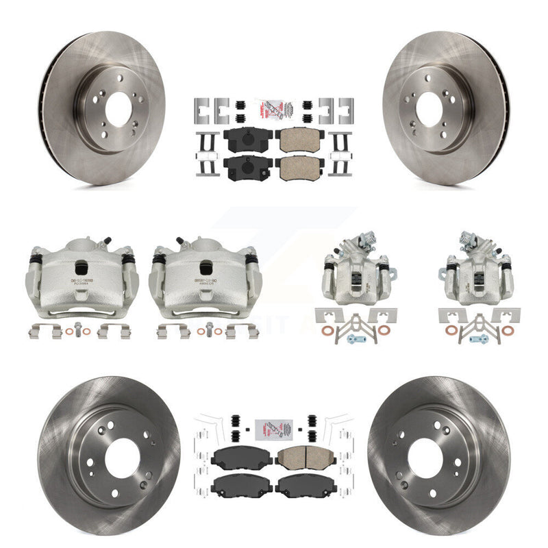 Transit Auto KC8-102862N Disc Brake Kit for 2015 Honda Civic - Front and Rear product image