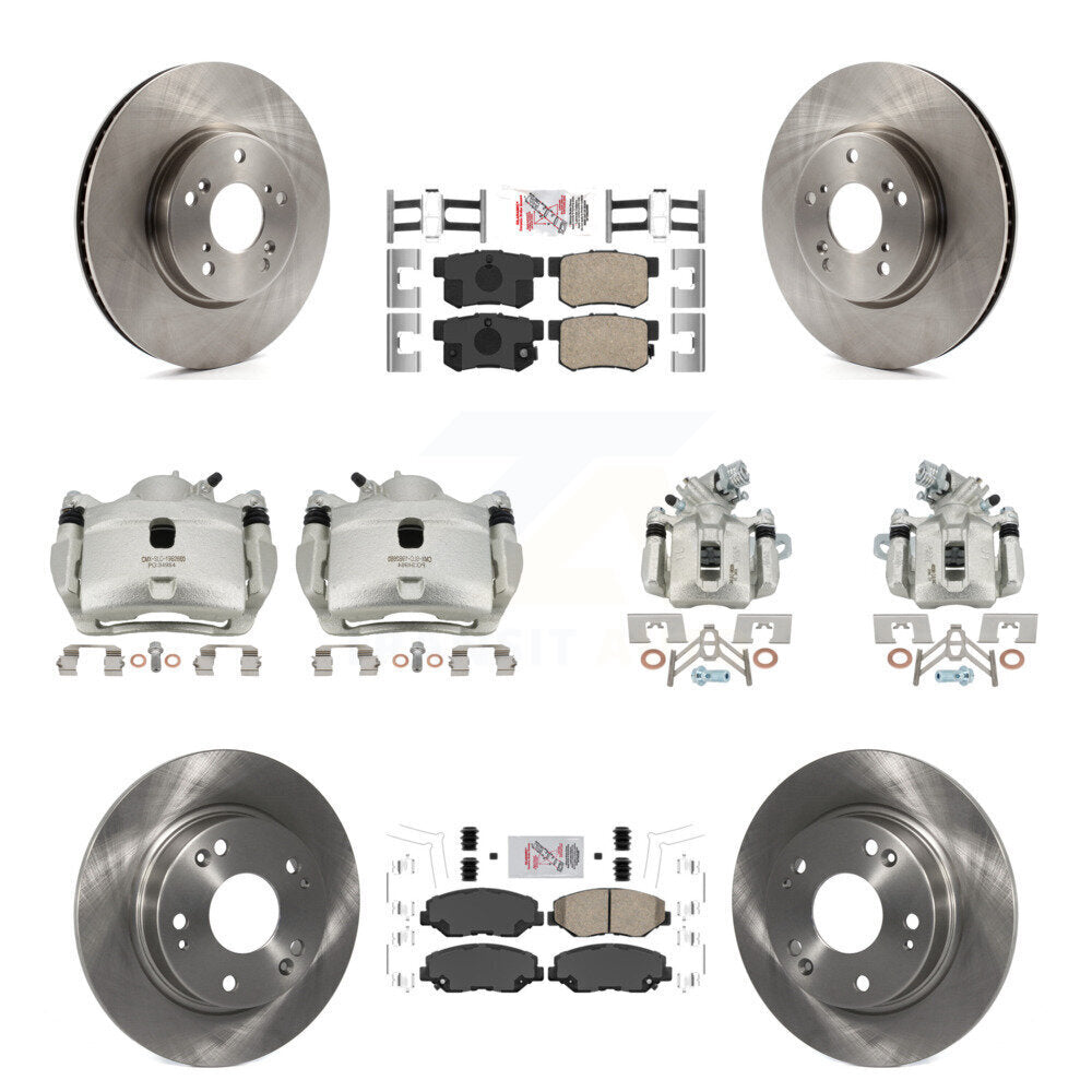 Transit Auto KC8-102864N Disc Brake Kit for 2015 Honda Civic - Front and Rear product image