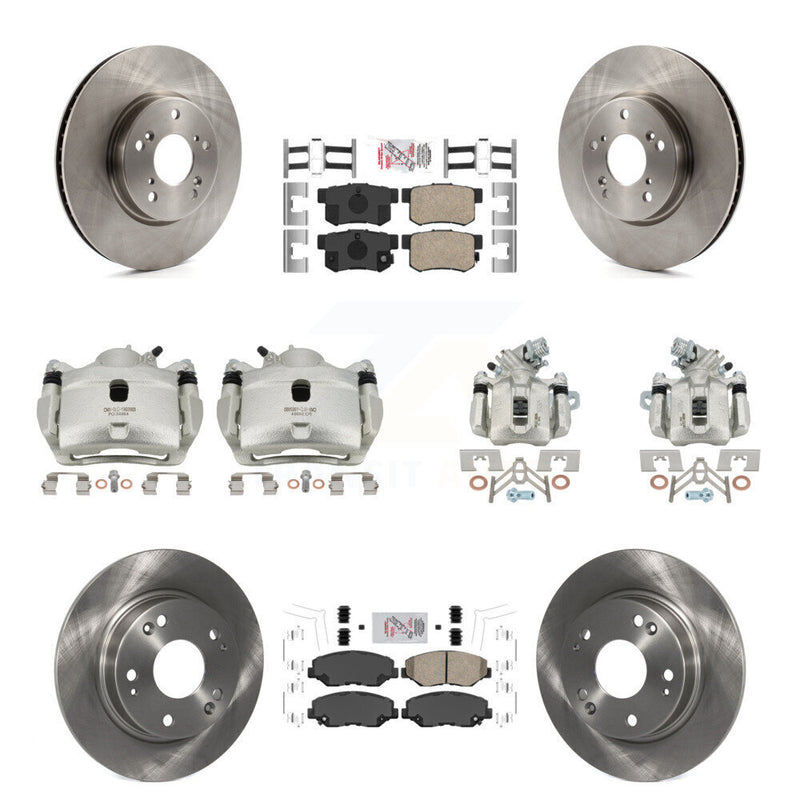 Transit Auto KC8-102864N Disc Brake Kit for 2015 Honda Civic - Front and Rear product image