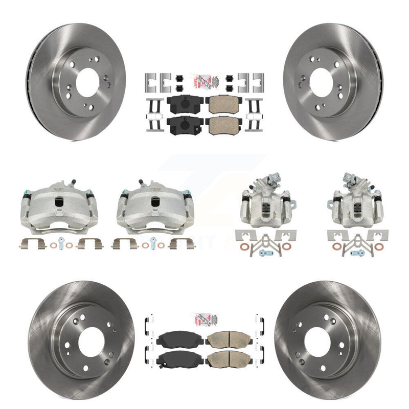 Transit Auto KC8-102865N Disc Brake Kit for 2006-2011 Honda Civic - Front and Rear product image