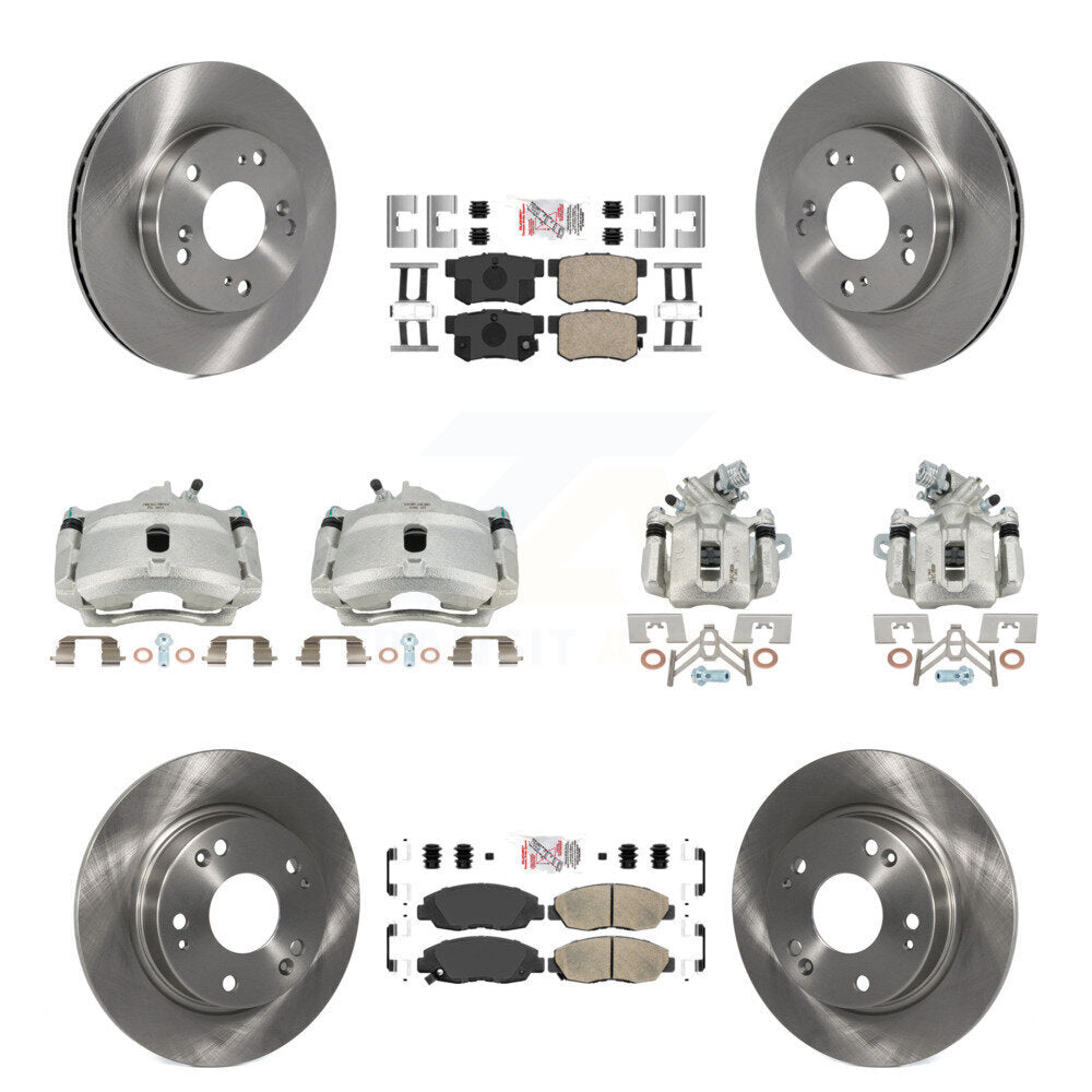 Transit Auto KC8-102866N Disc Brake Kit for 2006-2011 Honda Civic - Front and Rear product image