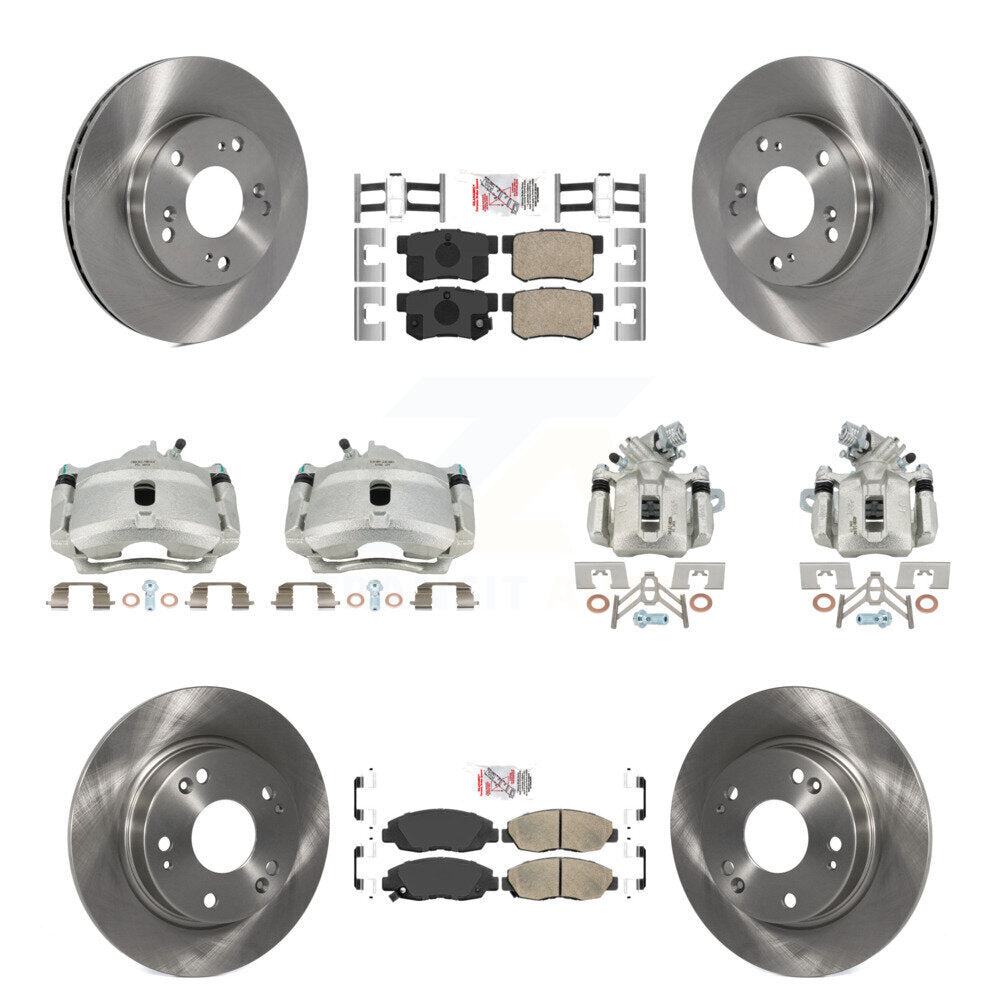 Transit Auto KC8-102867N Disc Brake Kit for 2006-2011 Honda Civic - Front and Rear product image