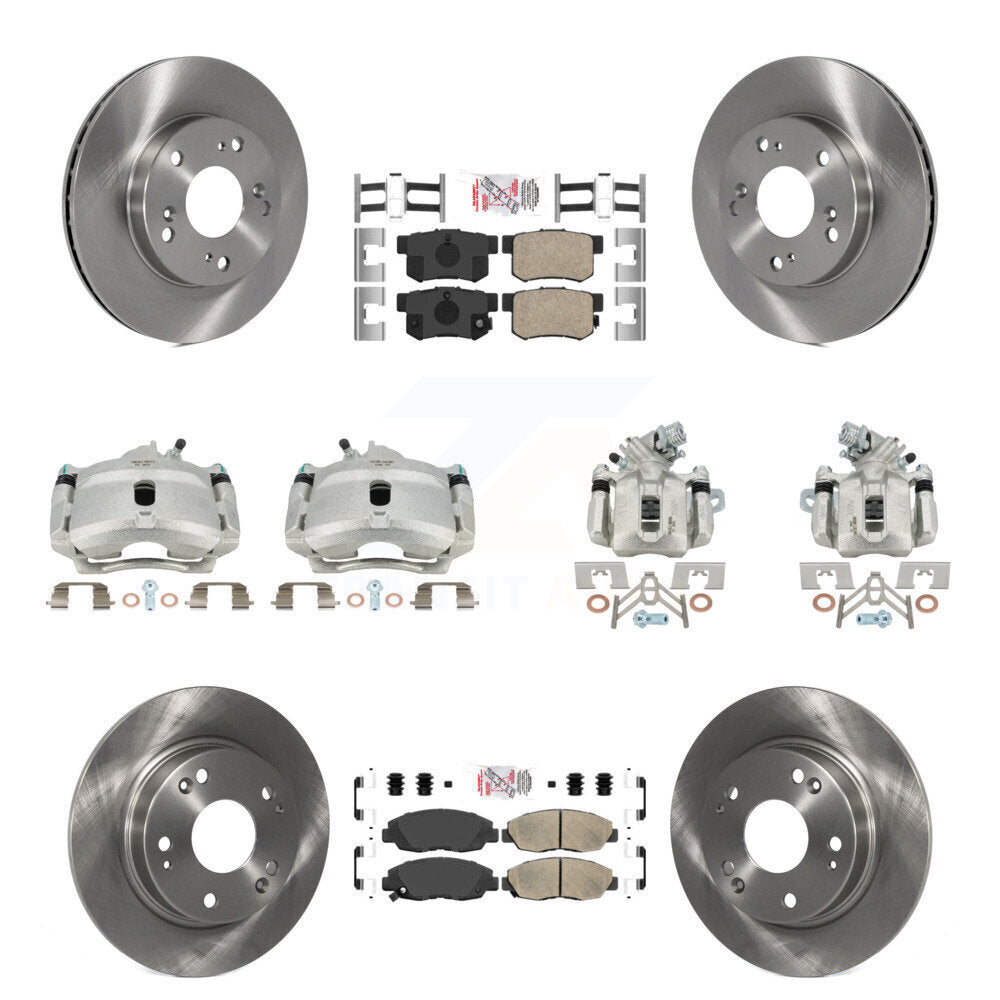 Transit Auto KC8-102868N Disc Brake Kit for 2006-2011 Honda Civic - Front and Rear product image