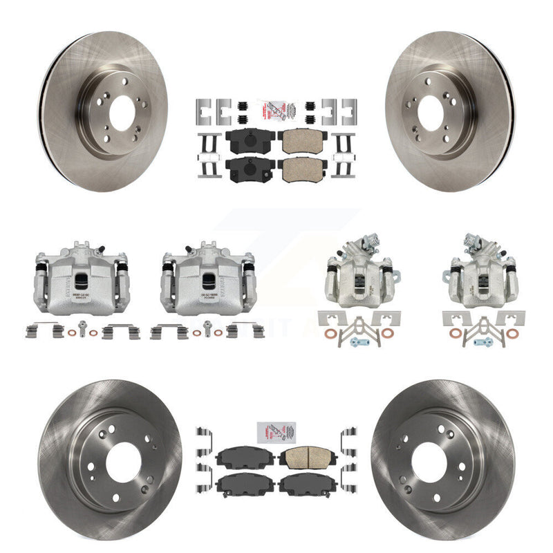 Transit Auto KC8-102869N Disc Brake Kit for 2006-2008 Honda Civic - Front and Rear product image