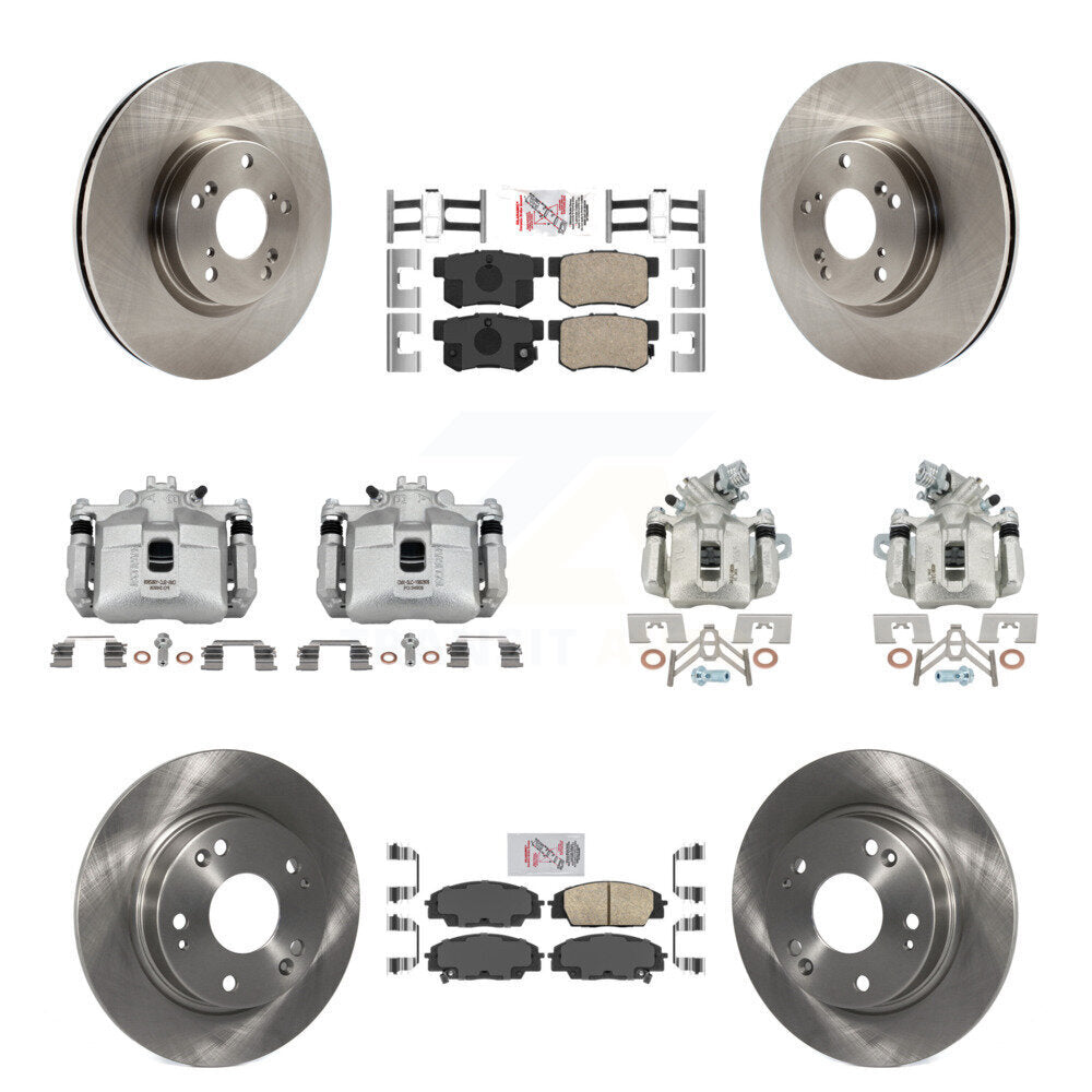 Transit Auto KC8-102870N Disc Brake Kit for 2006-2008 Honda Civic - Front and Rear product image