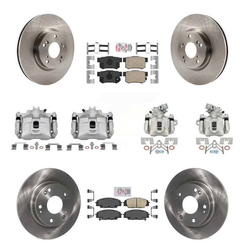 Transit Auto KC8-102870N Disc Brake Kit for 2006-2008 Honda Civic - Front and Rear product image