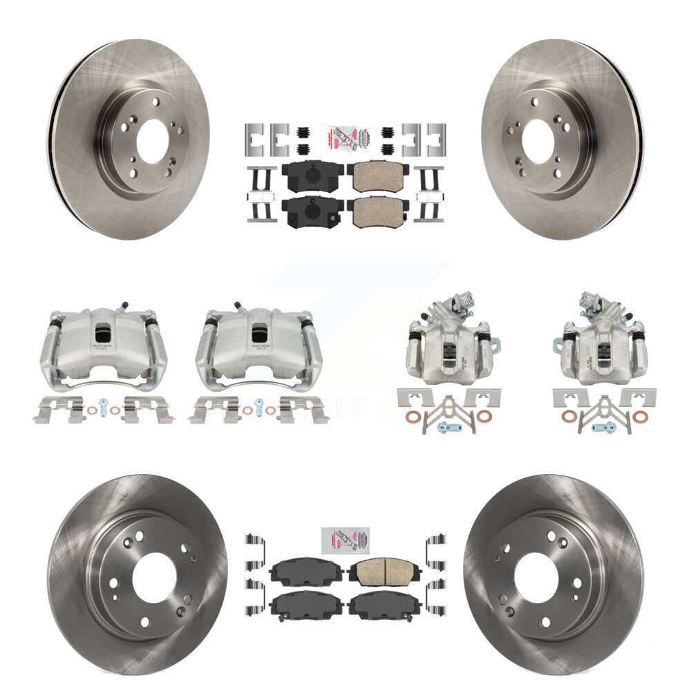 Transit Auto KC8-102871N Disc Brake Kit for 2007-2010 Acura CSX - Front and Rear product image