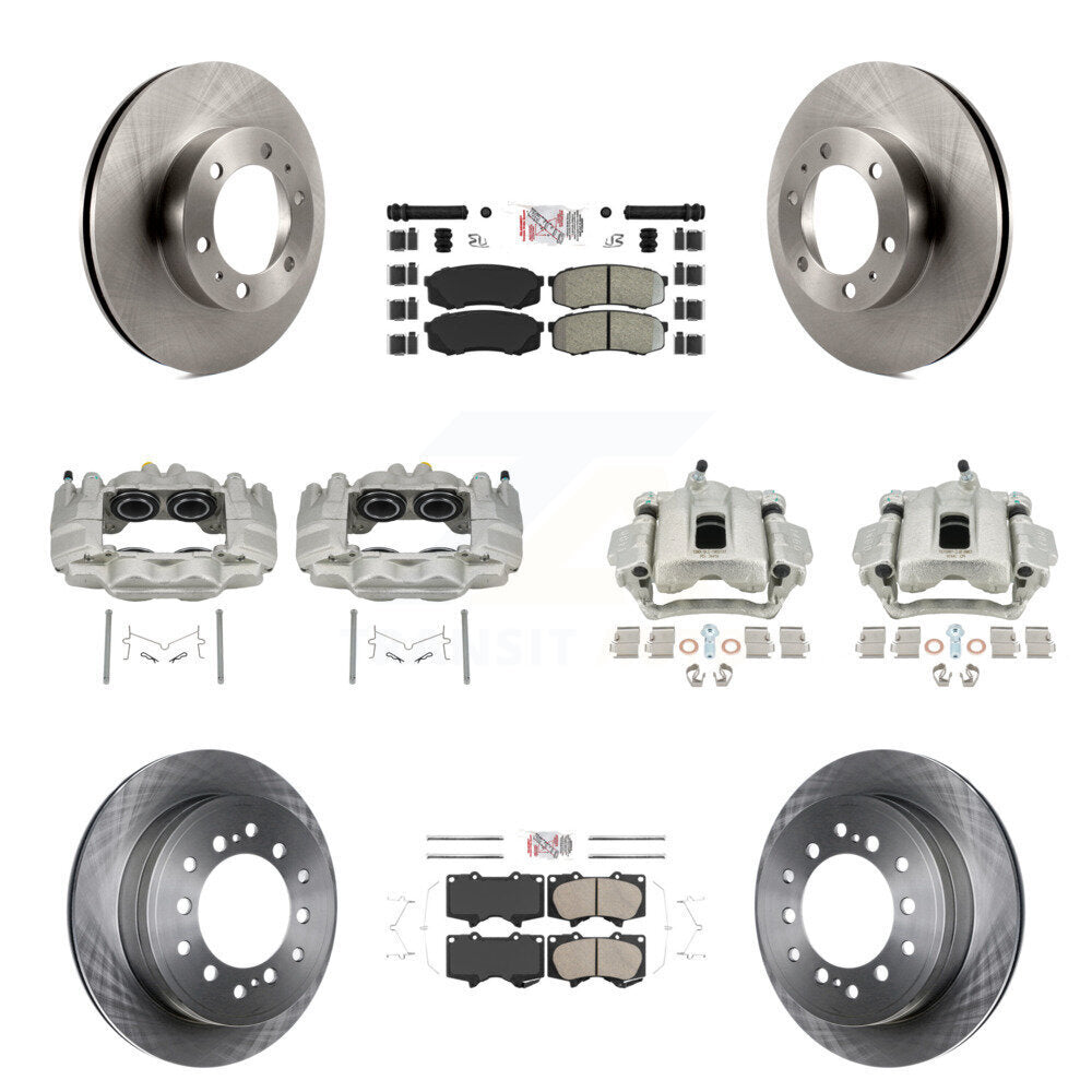 Transit Auto KC8-102877N Disc Brake Kit for 2010-2014 Toyota FJ Cruiser - Front and Rear product image