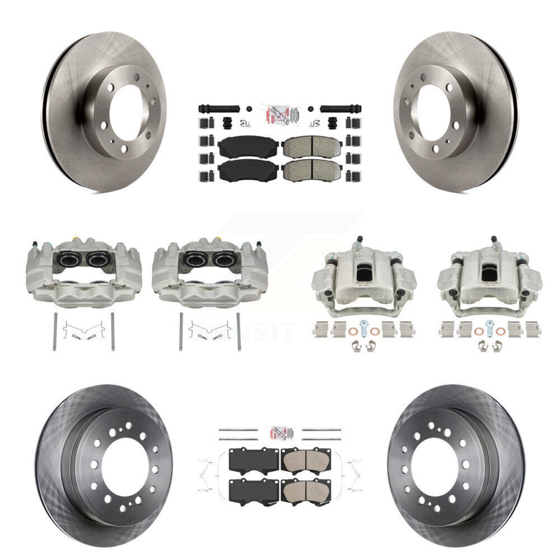 Transit Auto KC8-102877N Disc Brake Kit for 2010-2014 Toyota FJ Cruiser - Front and Rear product image