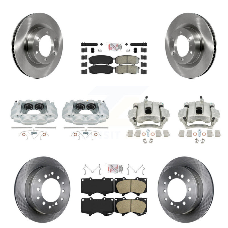 Transit Auto KC8-102880N Disc Brake Kit for 2010-2015 Lexus GX460, Toyota 4Runner - Front and Rear product image