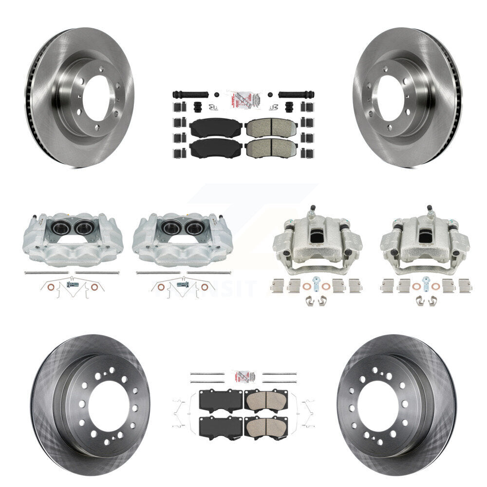 Transit Auto KC8-102881N Disc Brake Kit for 2010-2015 Lexus GX460, Toyota 4Runner - Front and Rear product image