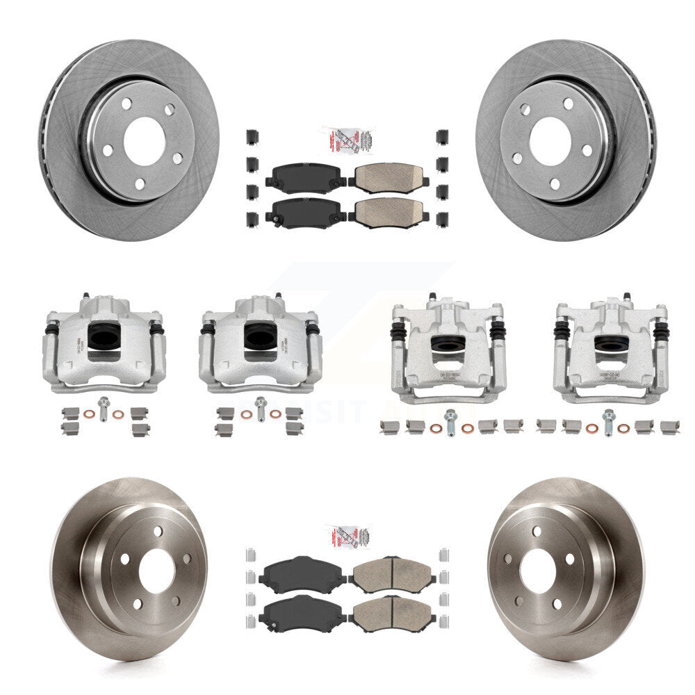 Transit Auto KC8-102893N Disc Brake Kit for 2007-2016 Jeep Wrangler - Front and Rear product image