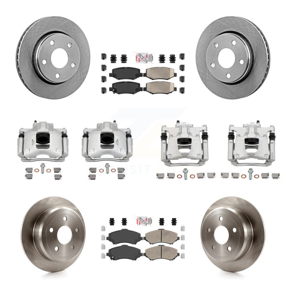 Transit Auto KC8-102894N Disc Brake Kit for 2007-2016 Jeep Wrangler - Front and Rear product image