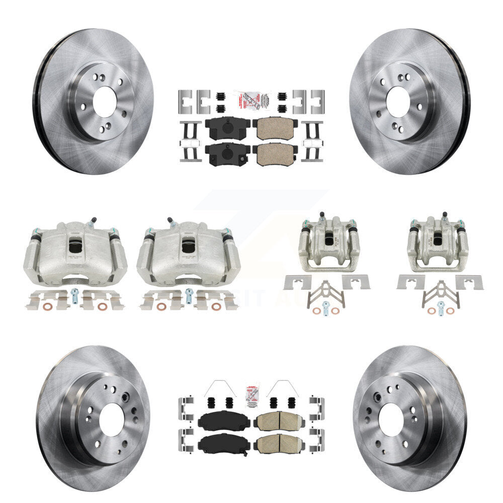 Transit Auto KC8-102908N Disc Brake Kit for 1999-2008 Acura TL - Front and Rear product image