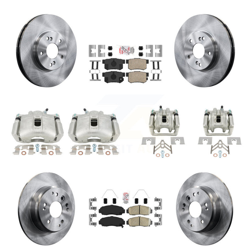 Transit Auto KC8-102908N Disc Brake Kit for 1999-2008 Acura TL - Front and Rear product image