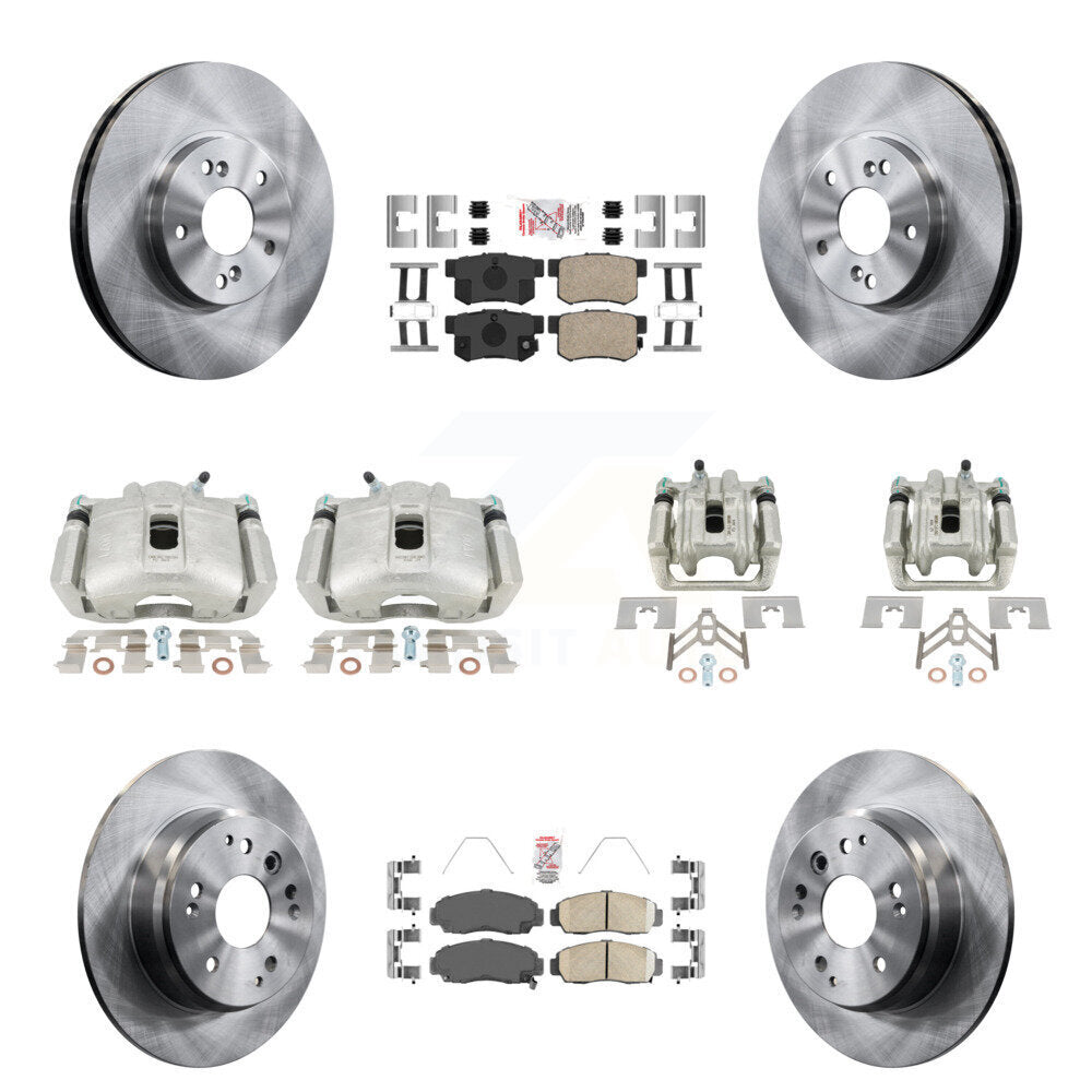 Transit Auto KC8-102909N Disc Brake Kit for 1999-2008 Acura TL - Front and Rear product image