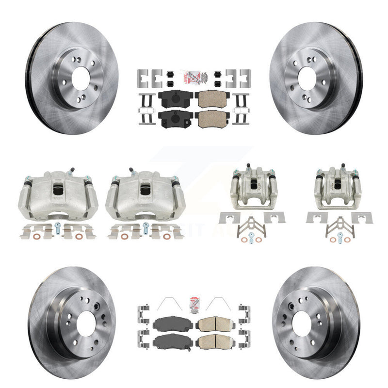 Transit Auto KC8-102909N Disc Brake Kit for 1999-2008 Acura TL - Front and Rear product image