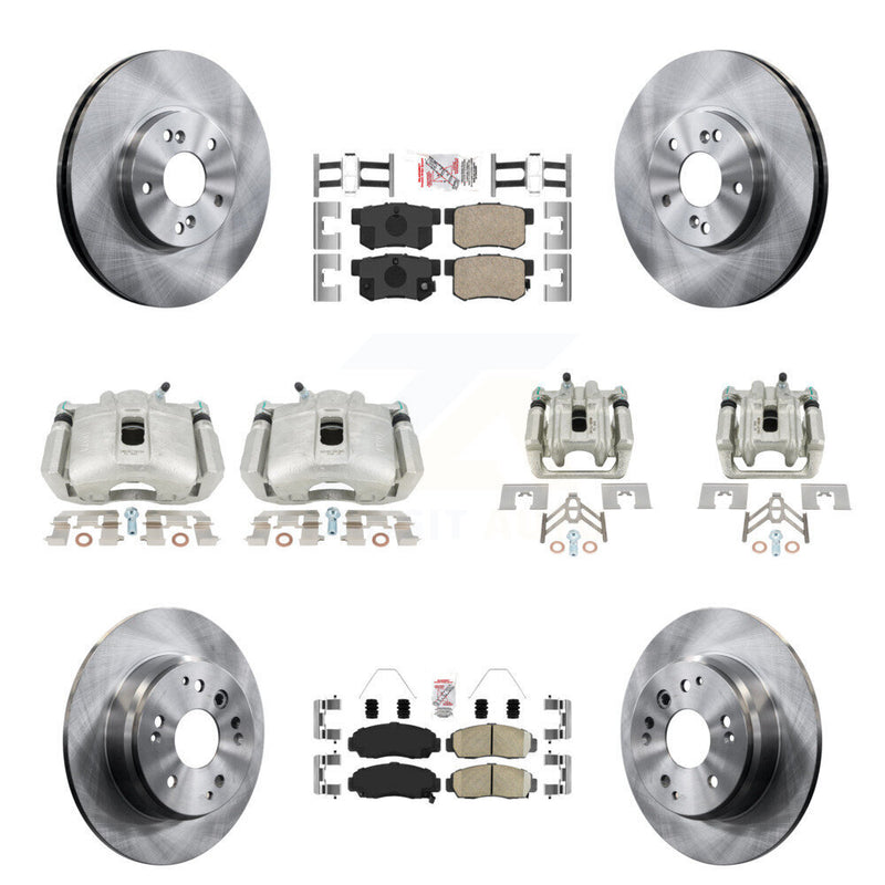 Transit Auto KC8-102910N Disc Brake Kit for 1999-2008 Acura TL - Front and Rear product image