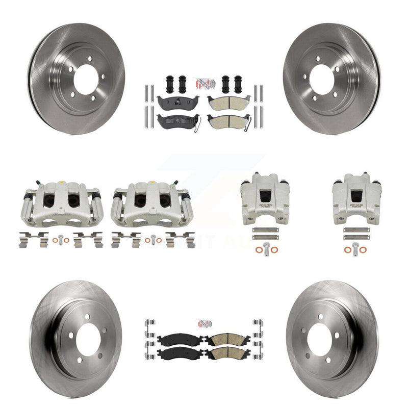 Transit Auto KC8-102918N Disc Brake Kit for 2006-2010 Ford Explorer Sport Trac, Ford Explorer, Mercury Mountaineer - Front and Rear product image
