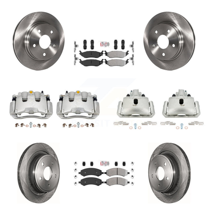 Transit Auto KC8-102934N Disc Brake Kit for 2007-2009 Chrysler Aspen, Dodge Durango - Front and Rear product image