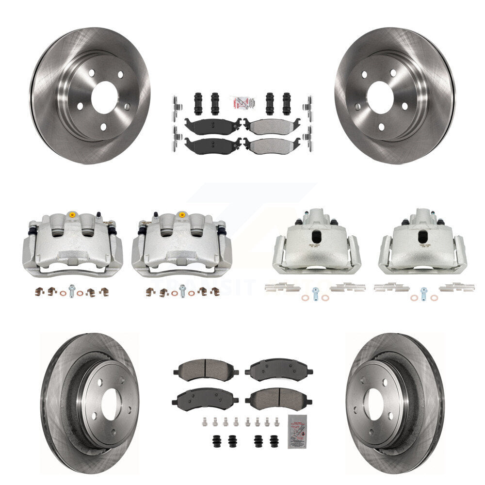 Transit Auto KC8-102935N Disc Brake Kit for 2007-2009 Chrysler Aspen, Dodge Durango - Front and Rear product image