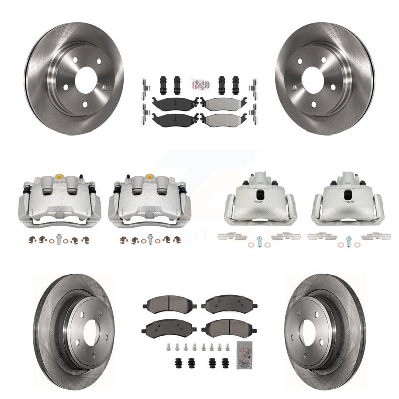 Transit Auto KC8-102935N Disc Brake Kit for 2007-2009 Chrysler Aspen, Dodge Durango - Front and Rear product image
