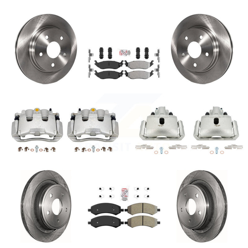 Transit Auto KC8-102936N Disc Brake Kit for 2007-2009 Chrysler Aspen, Dodge Durango - Front and Rear product image