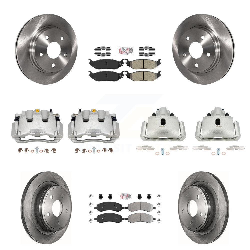 Transit Auto KC8-102937N Disc Brake Kit for 2007-2009 Chrysler Aspen, Dodge Durango - Front and Rear product image