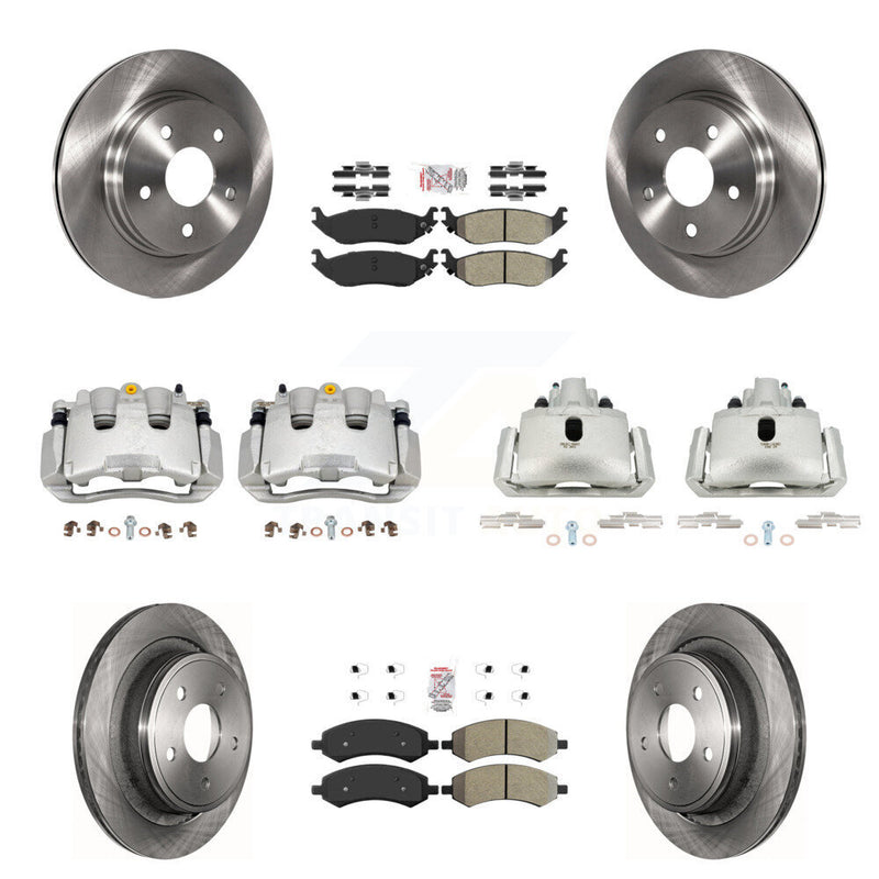 Transit Auto KC8-102939N Disc Brake Kit for 2007-2009 Chrysler Aspen, Dodge Durango - Front and Rear product image