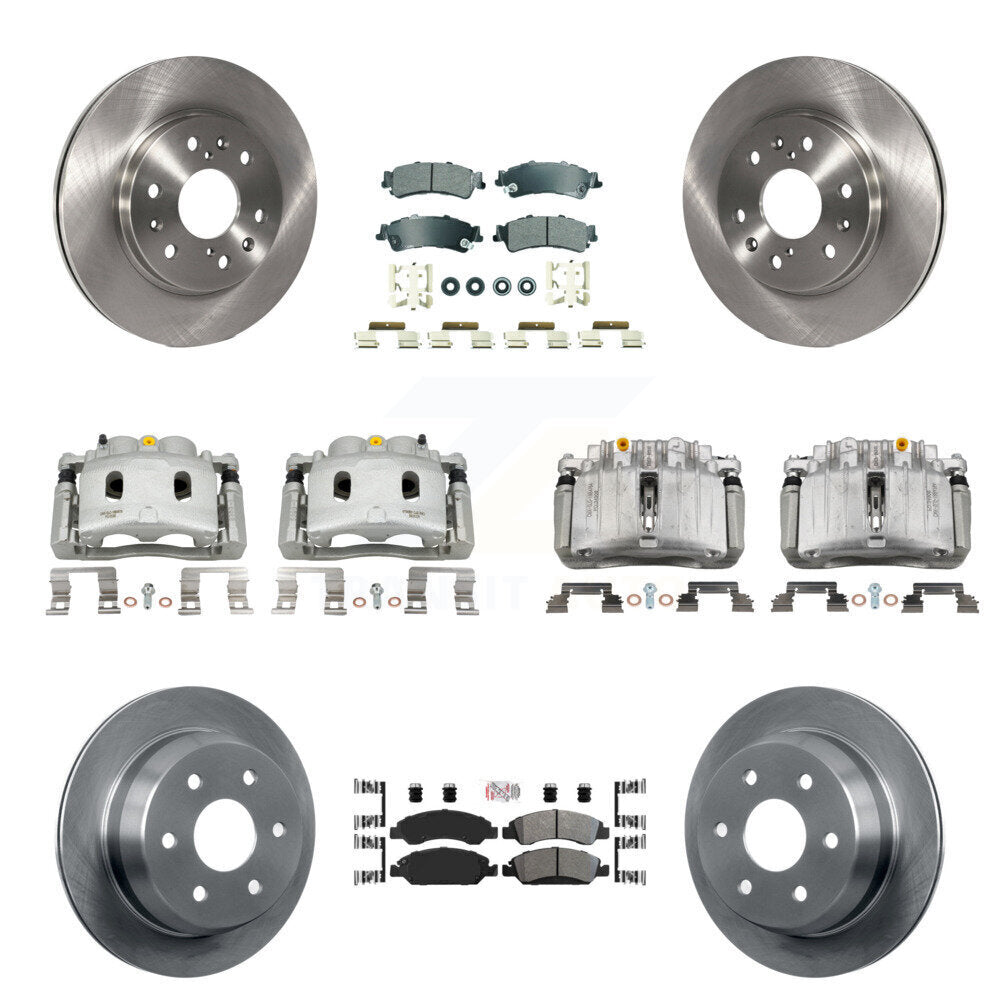 Transit Auto KC8-102980N Disc Brake Kit for 2007 Chevrolet Silverado 1500 Classic - Front and Rear product image