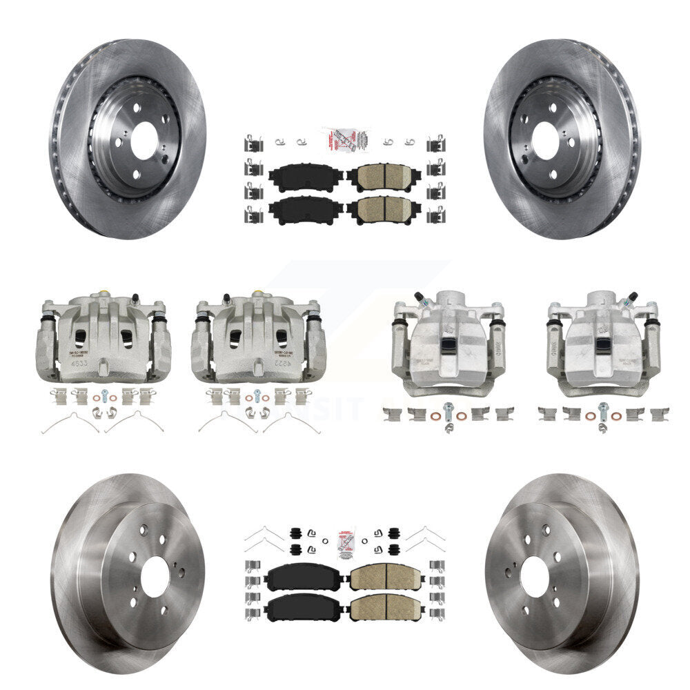 Transit Auto KC8-103012N Disc Brake Kit for 2010-2012 Lexus RX450h, Lexus RX350 - Front and Rear product image