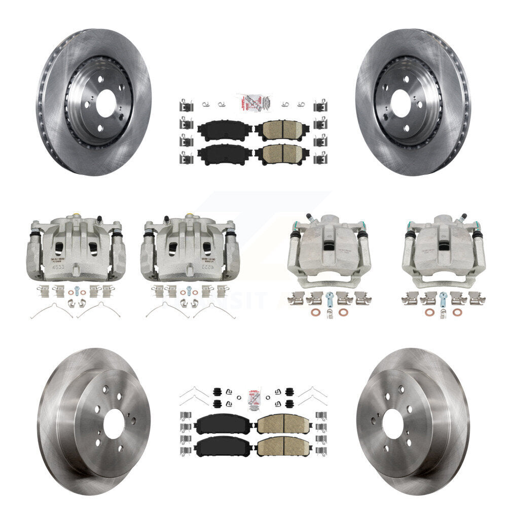 Transit Auto KC8-103016N Disc Brake Kit for 2012-2015 Lexus RX350, Lexus RX450h - Front and Rear product image