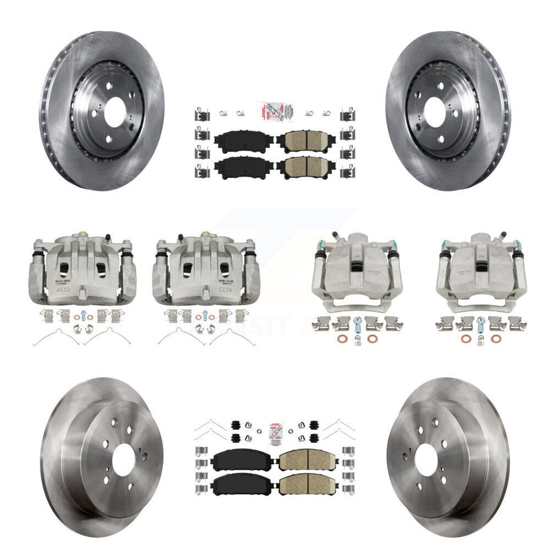 Transit Auto KC8-103016N Disc Brake Kit for 2012-2015 Lexus RX350, Lexus RX450h - Front and Rear product image