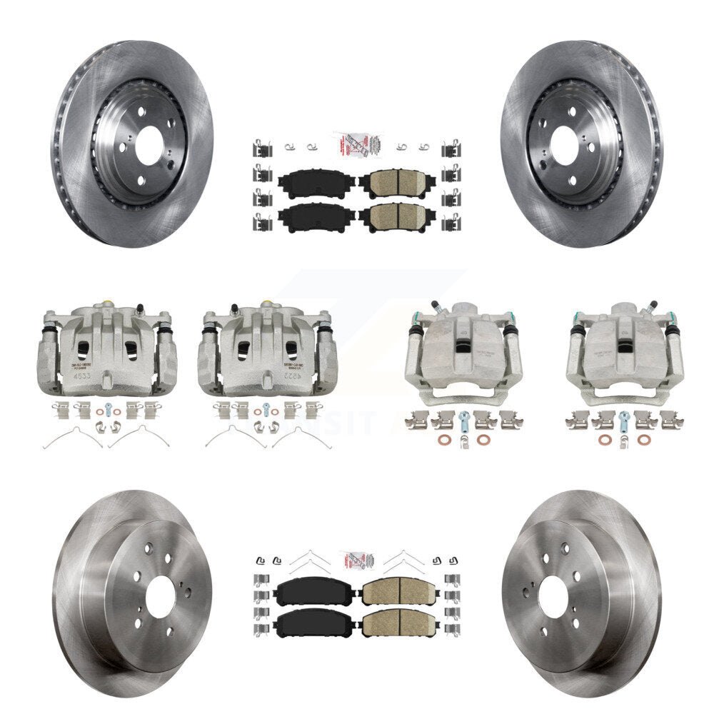 Transit Auto KC8-103017N Disc Brake Kit for 2012-2015 Lexus RX350, Lexus RX450h - Front and Rear product image