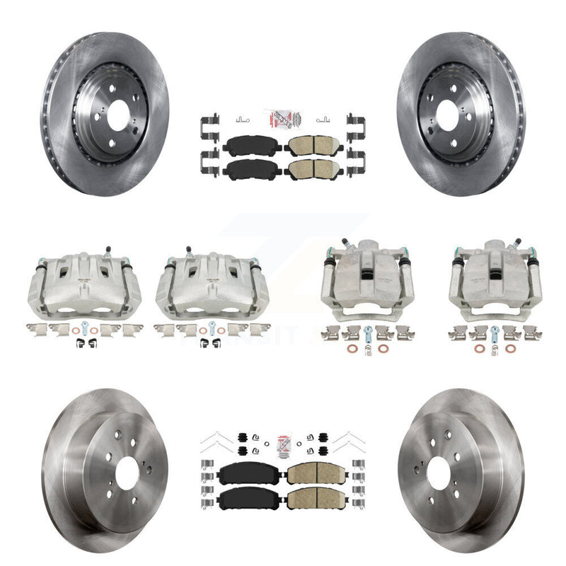 Transit Auto KC8-103022N Disc Brake Kit for 2014 Toyota Highlander - Front and Rear product image