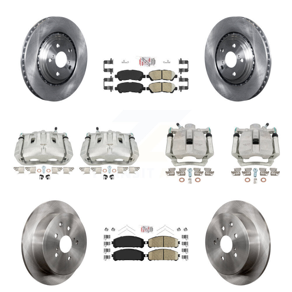 Transit Auto KC8-103023N Disc Brake Kit for 2014 Toyota Highlander - Front and Rear product image