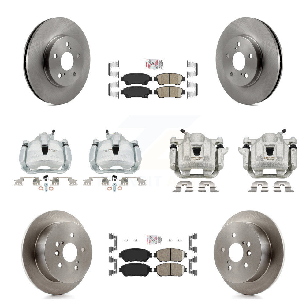Transit Auto KC8-103024N Disc Brake Kit for 2004-2010 Toyota Sienna - Front and Rear product image