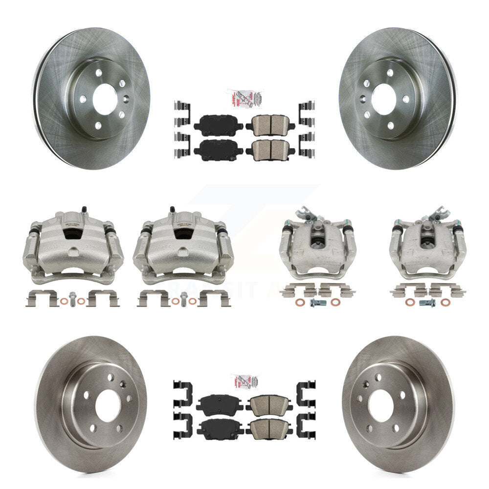 Transit Auto KC8-103026N Disc Brake Kit for 2017-2019 Chevrolet Cruze - Front and Rear product image